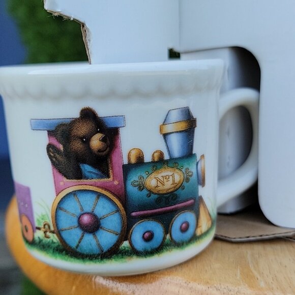 Lenox Heirloom China Bears 3 pieces Child Set Dish in a box - Picture 9 of 14